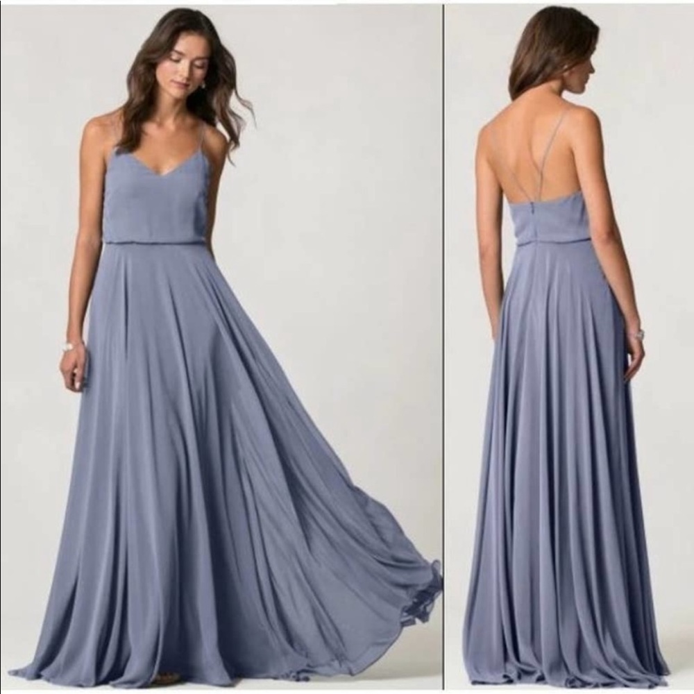 Jenny Yoo Inesse bridesmaid/prom dress in peri color